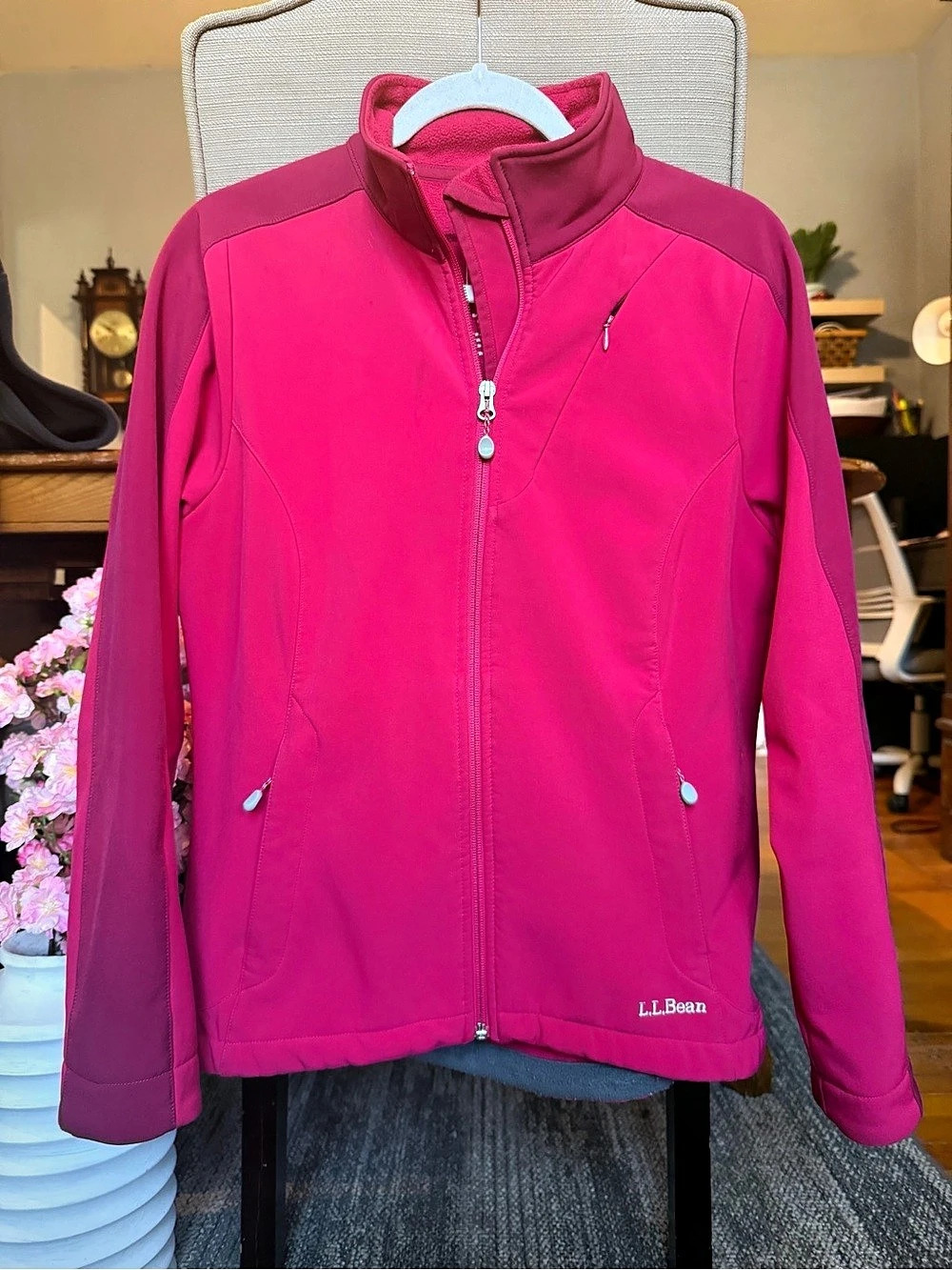 L.L.Bean Pathfinder Softshell Jacket Women's Pink Jacket Medium